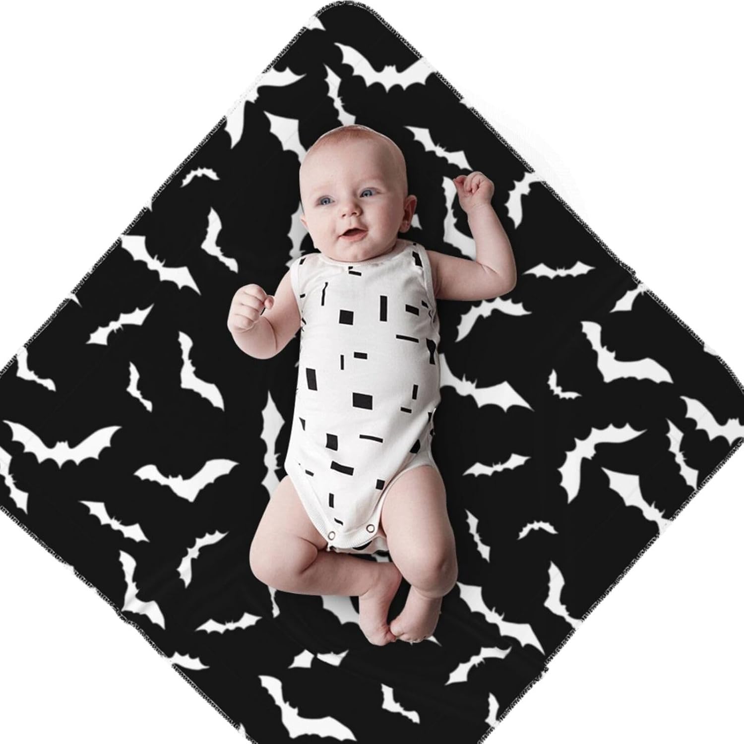 Halloween Bat Swaddling Blanket for Newborns