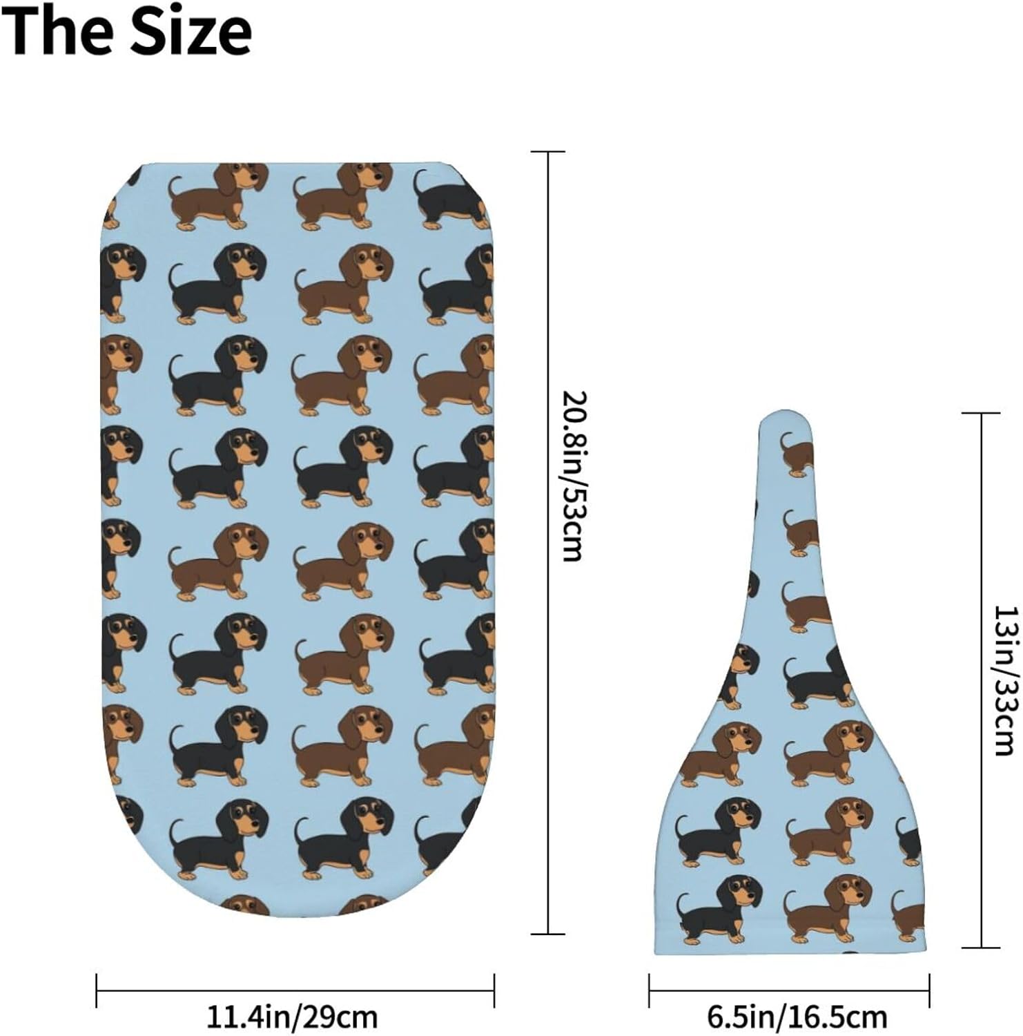 KiuLoam Dachshund Swaddle Blanket with Hat Set