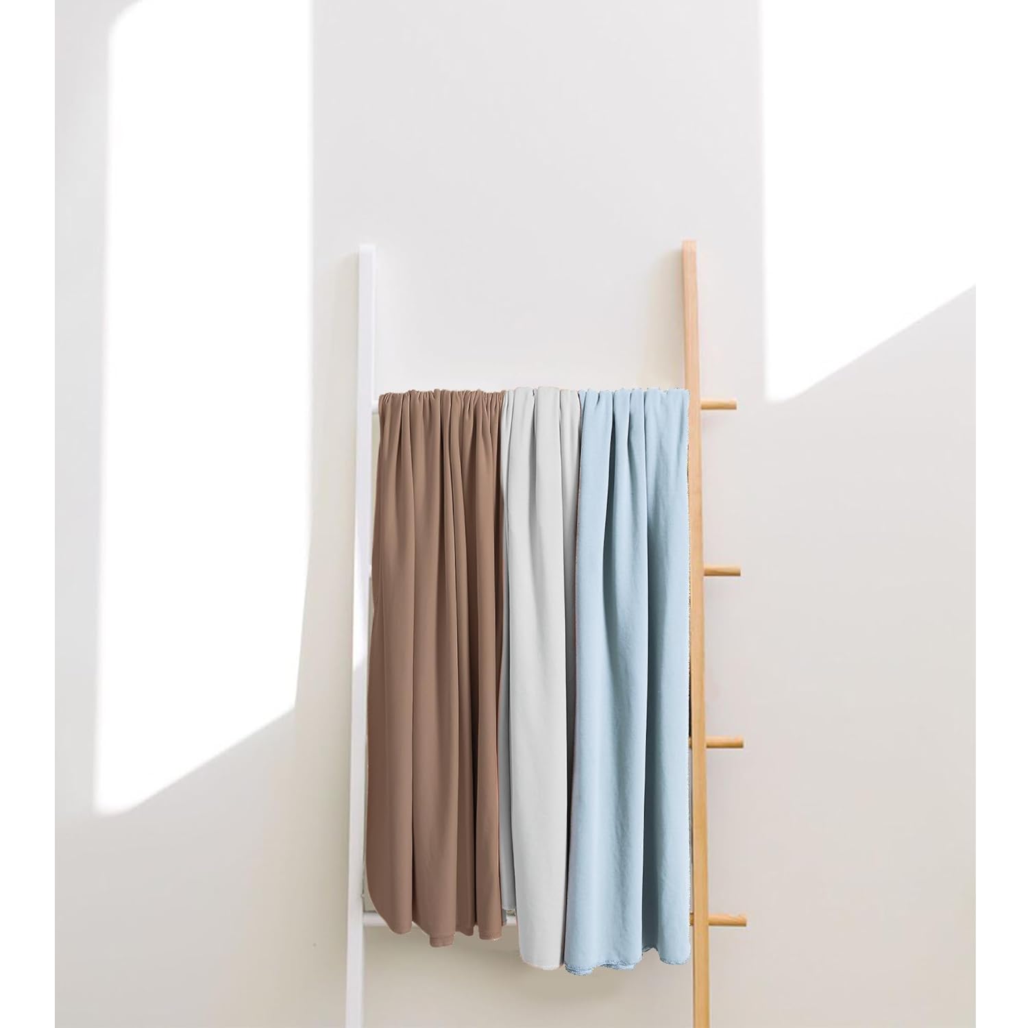 MairMore Baby Swaddle Blanket with Beanie Set Brown 1