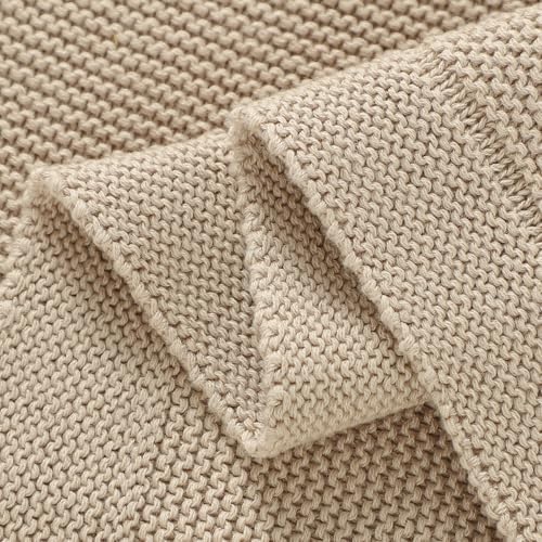 Wugugu Baby Blanket 30x40 Inch Soft Cotton Knit