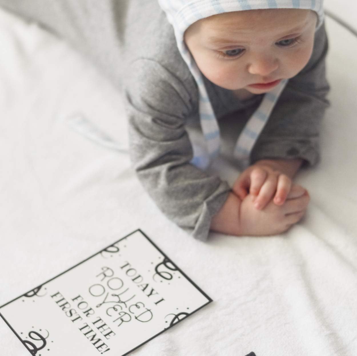 HH Henry Hunter Baby Milestone Blanket with Frame Memory Cards