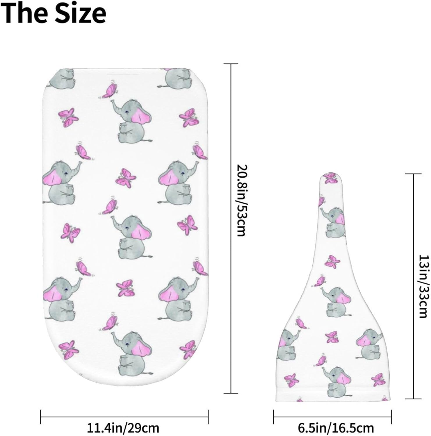 WELBB Newborn Swaddle Blanket Hat Set