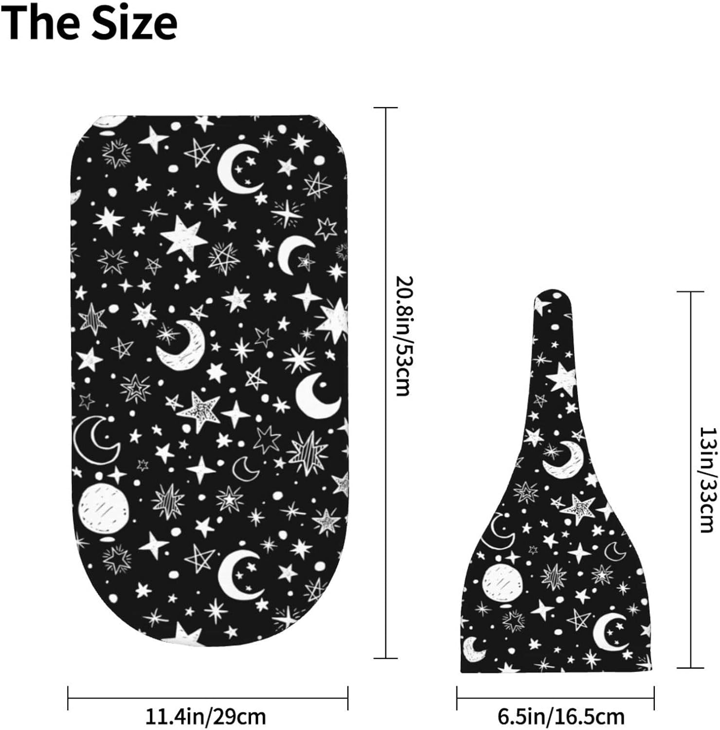 Moon Star Swaddle Blanket Hat Set for Newborns
