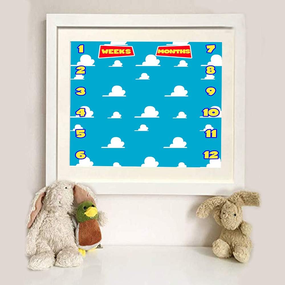 F-FUN SOUL 40x40in Baby Growth Tracker Blanket