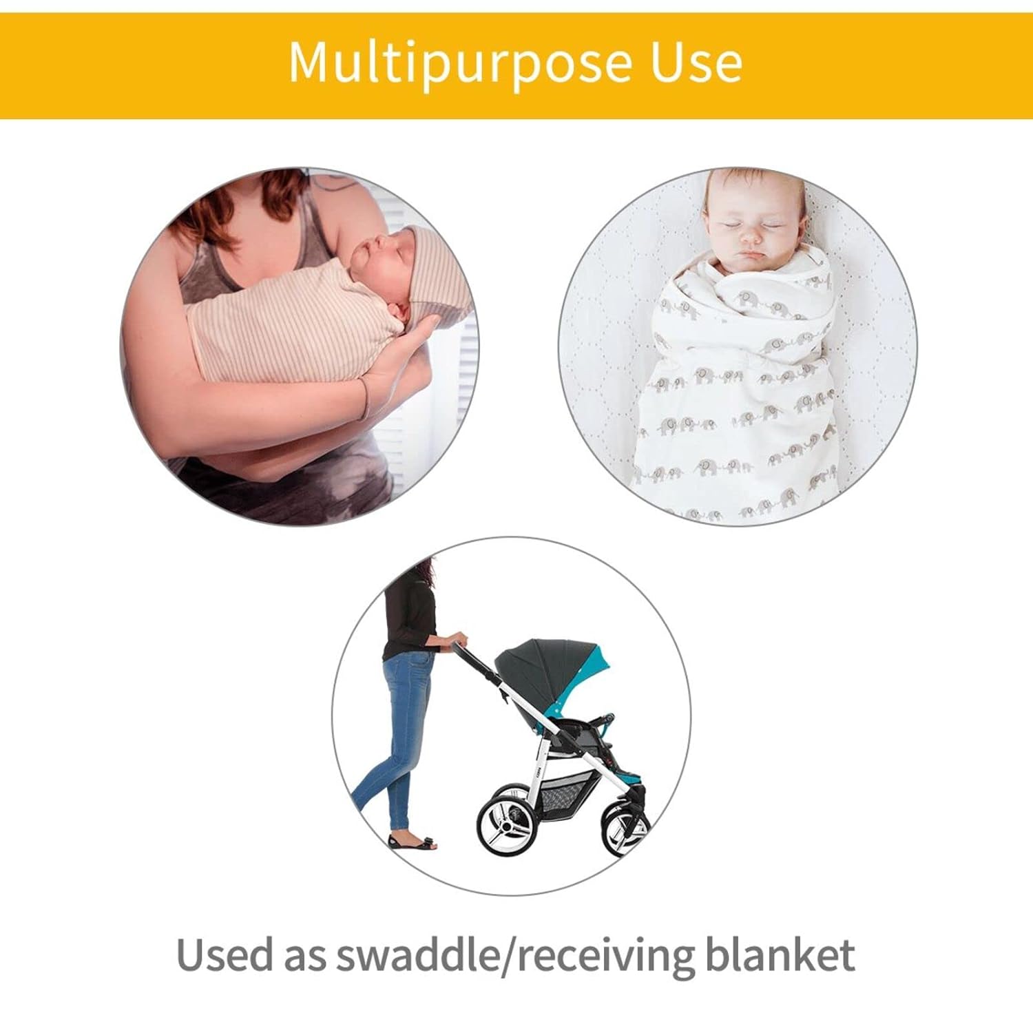Gothic Swaddle Blanket for Baby Newborn