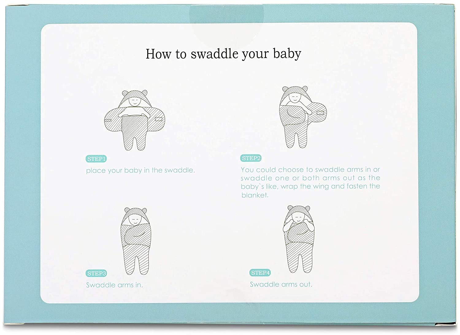 BlueMello Ultra-Soft Swaddle Blanket for Newborns 0-6 Months