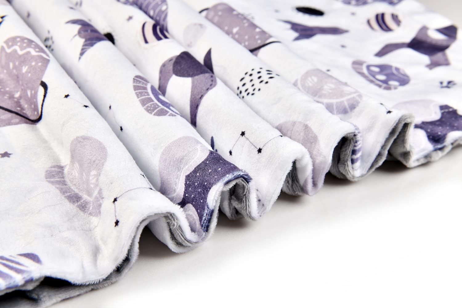 Stubdl Boyyoung Baby Blanket with Double Layer Dotted Backing