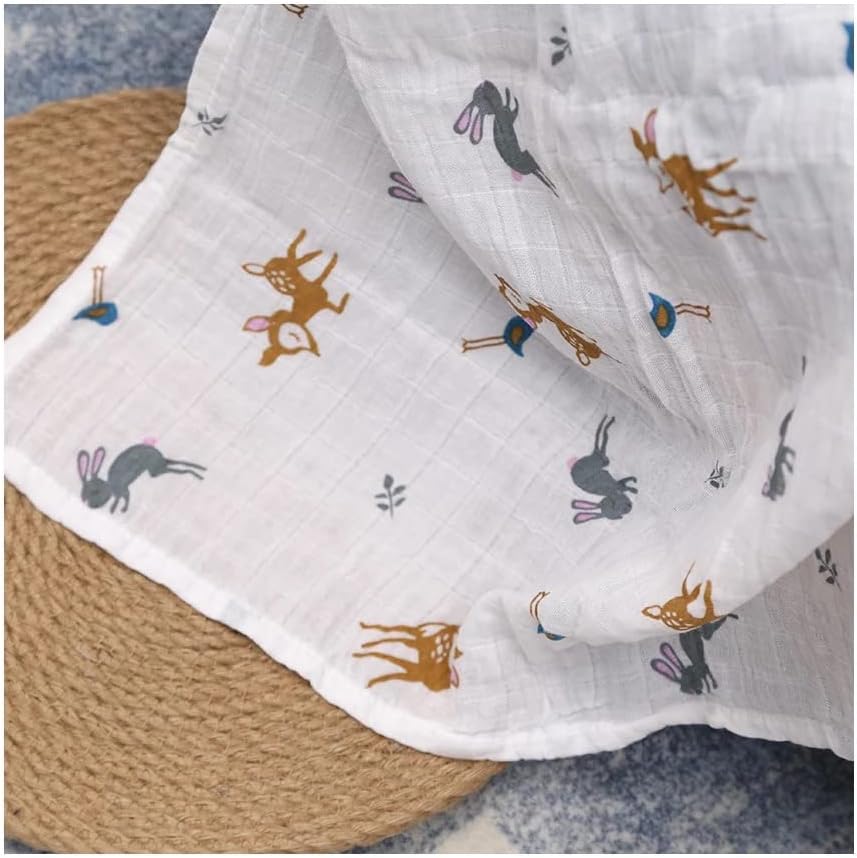 TATA AMG Organic Muslin Baby Swaddle Blanket - 47x47