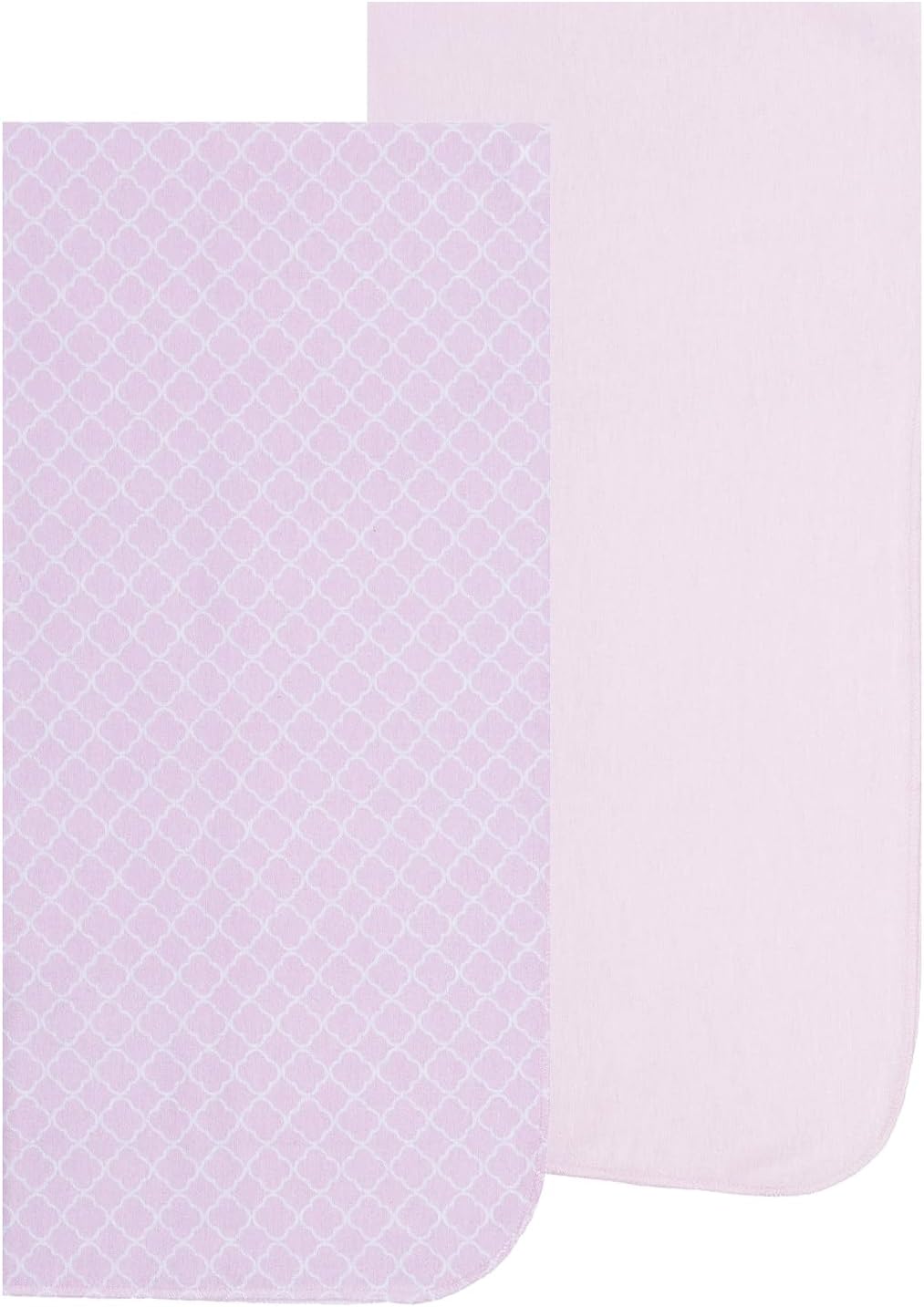 EVERYDAY KIDS Soft Flannel Swaddle Blanket Set for Newborn Baby Girls