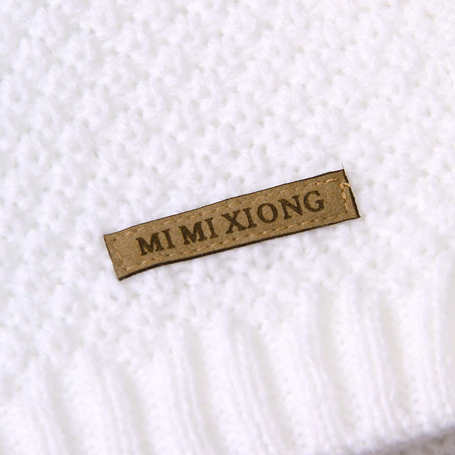 Mimixiong Soft Warm Crochet Baby Blanket 40x30 Inches