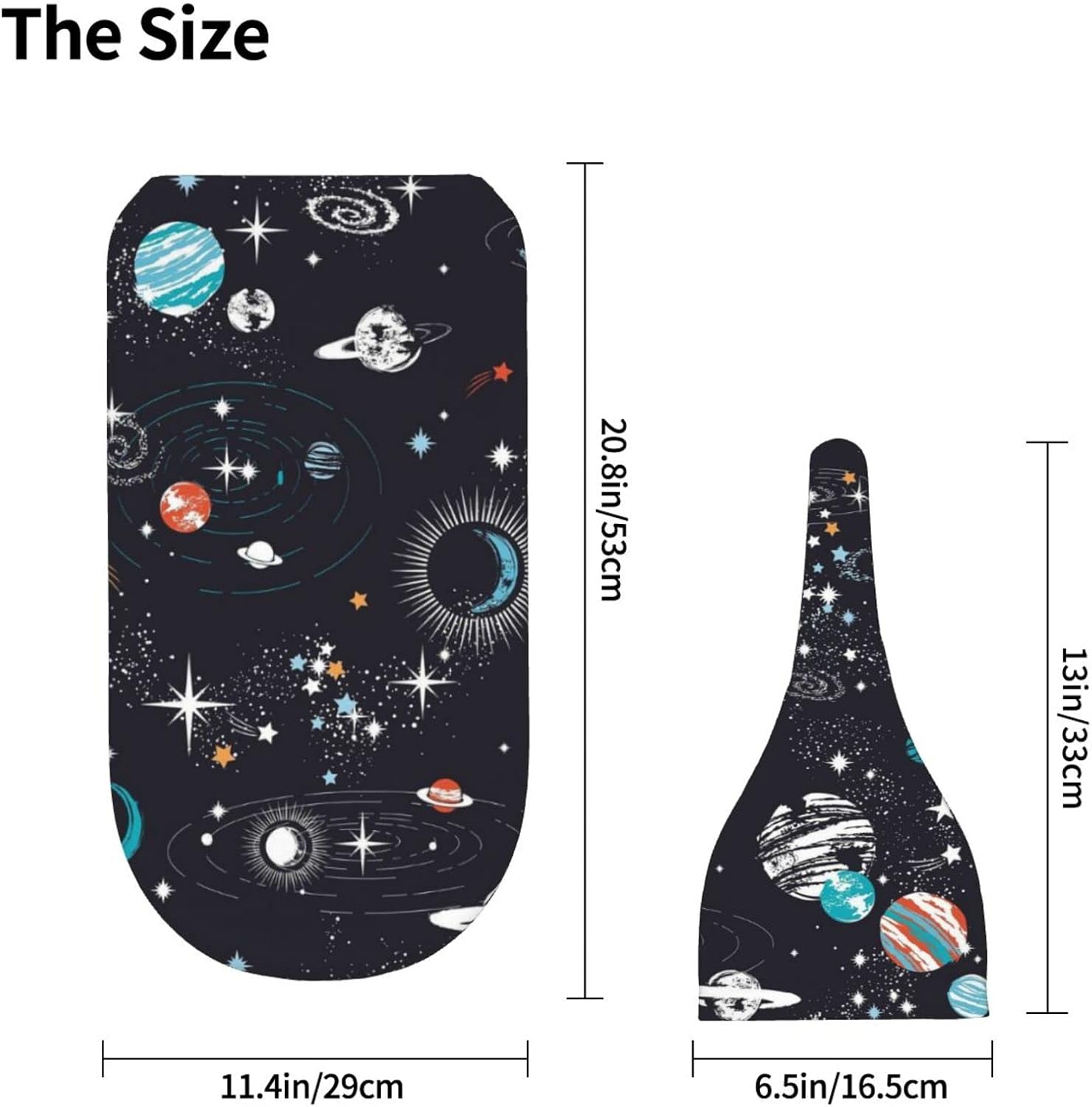 Osvbs Galaxy Swaddle with Beanie Set for Newborn
