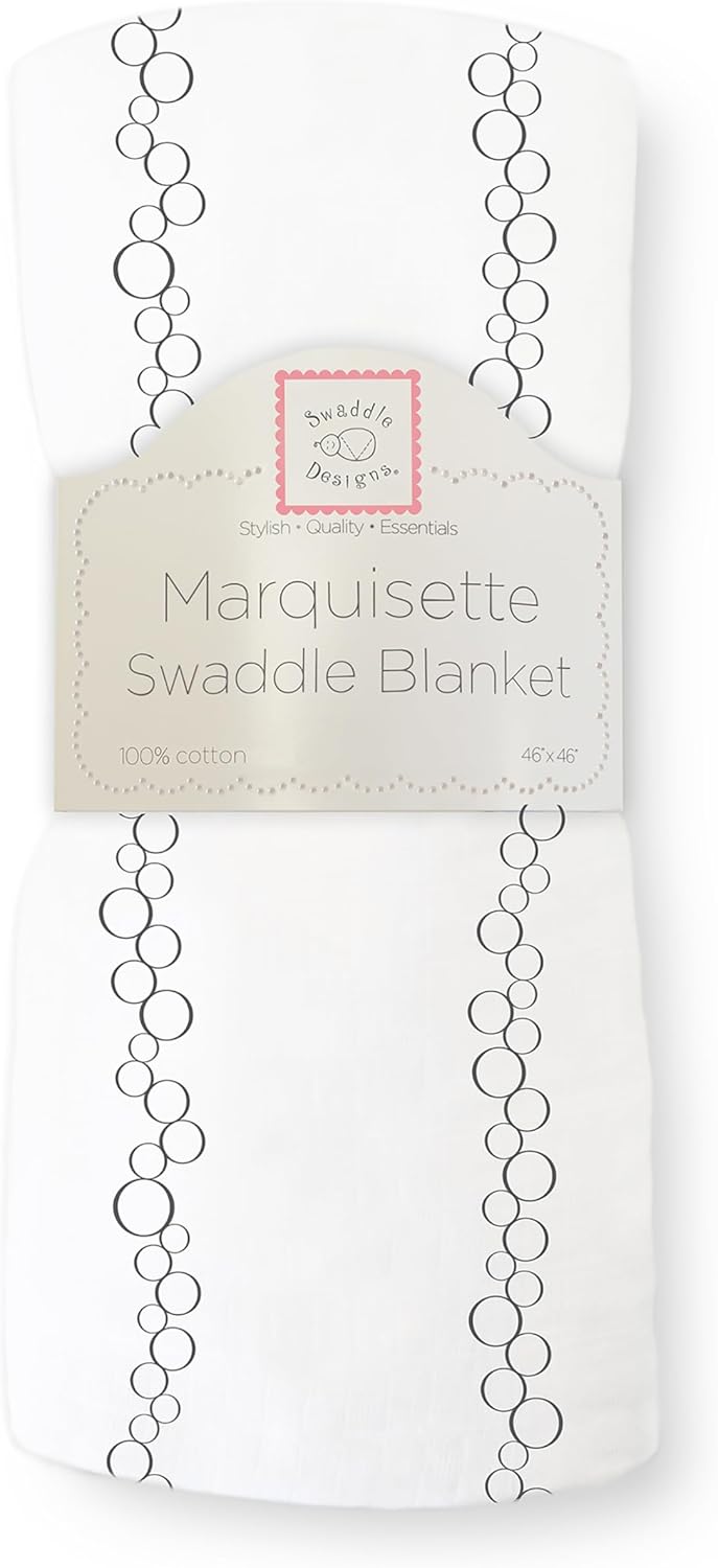 SwaddleDesigns Marquisette Swaddling Blanket for Baby Boys Girls