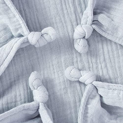 Okdiy Organic Cotton Bunny Lovey for Newborn Baby