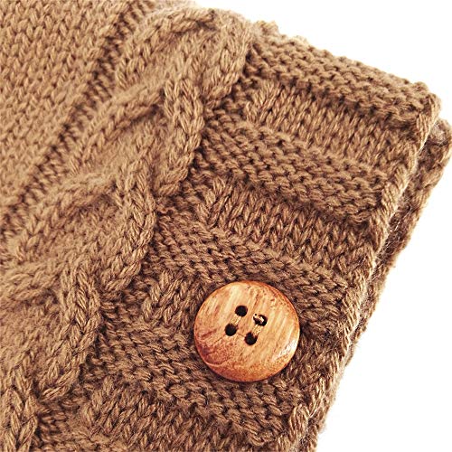 XMWEALTHY Coffee Swaddling Blanket 0-6 Months