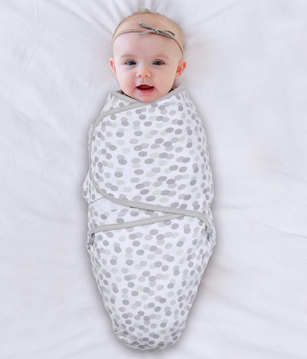 The Peanutshell Swaddle Blankets 3 Pack Grey Safari Stars