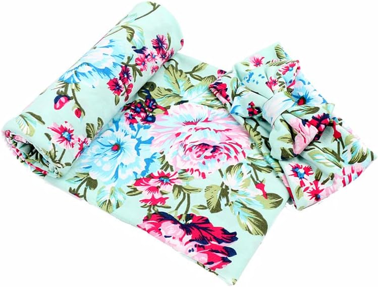 Galabloomer Flower Print Swaddling Blanket Set 1