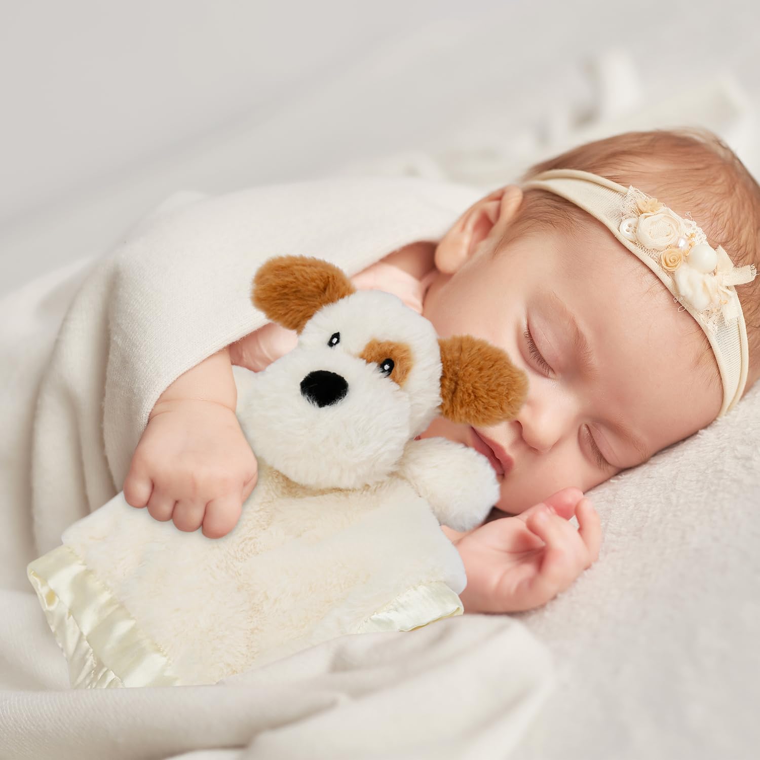 BEILIMU Dog Security Blanket 135 Inch Plush Lovey