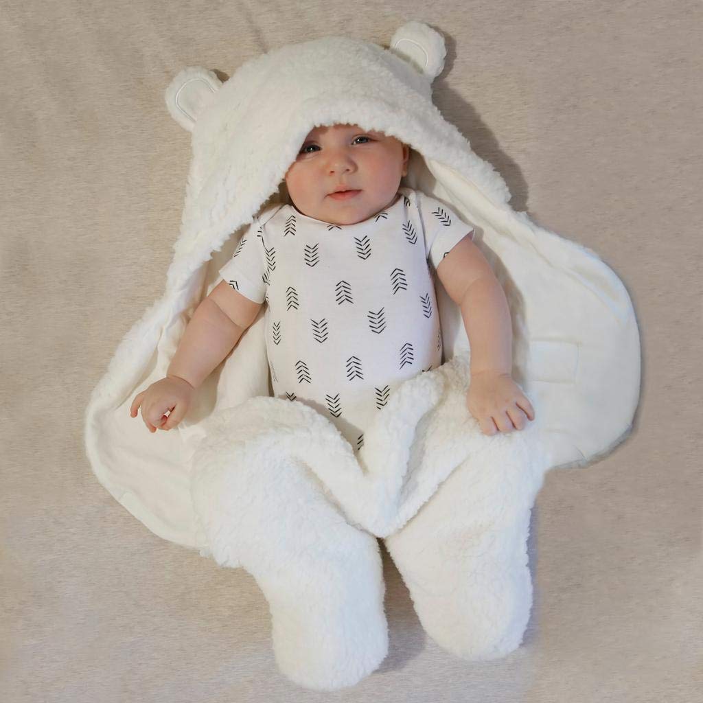 Jam Naturals Cute Bear Organic Newborn Swaddle Wrap