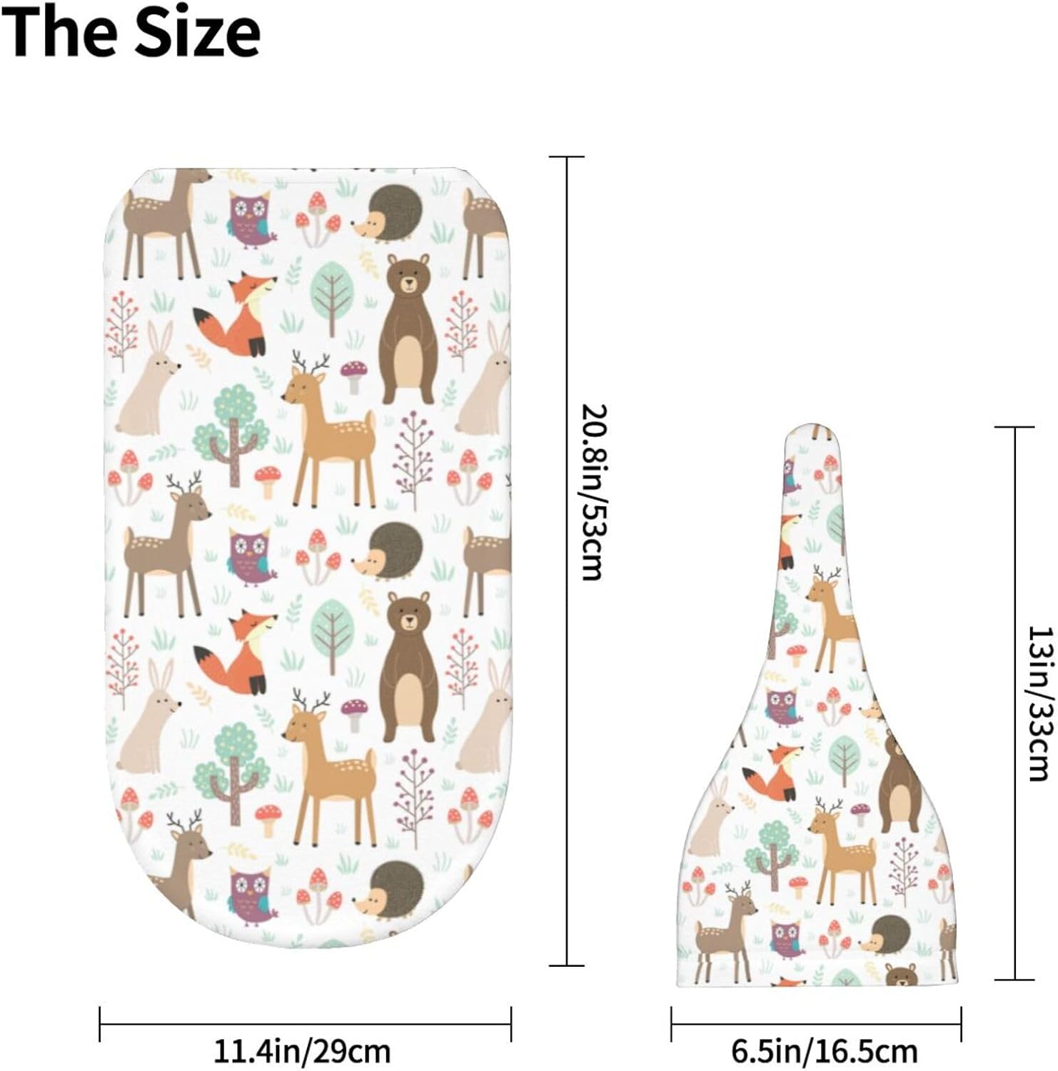 Sozzjile Deer Swaddle Blanket with Beanie Set for Newborn