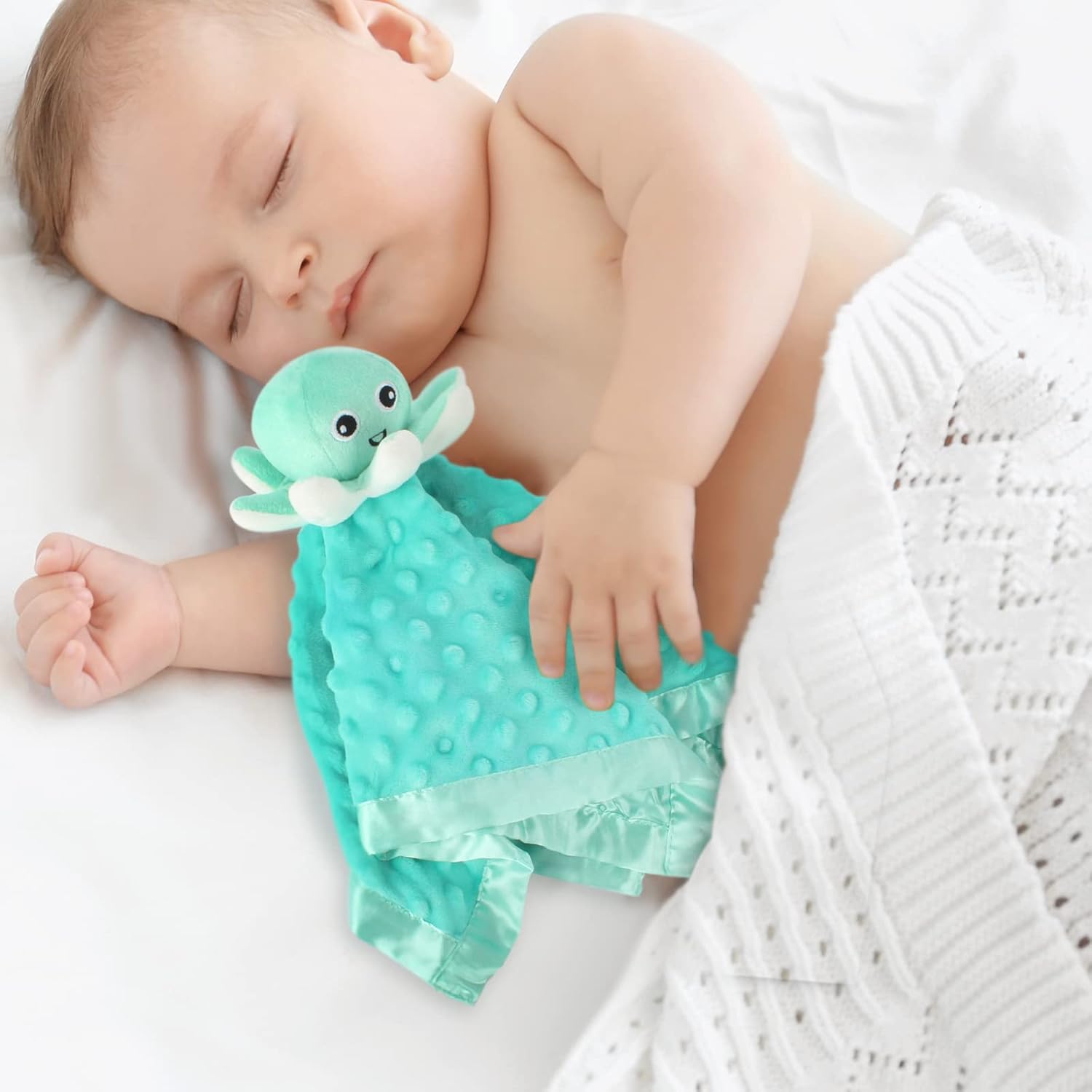 JARIFERR Baby Security Blanket Octopus Plush Lovey