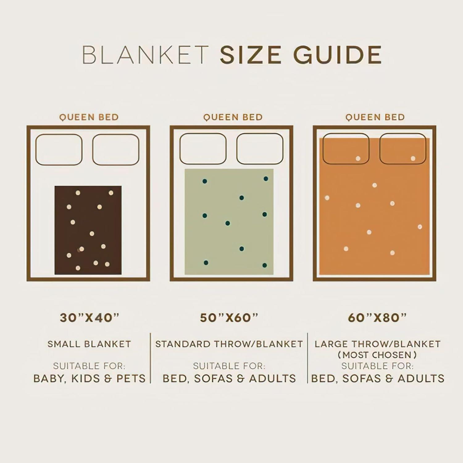 NZOOHY Cow Print Personalized Baby Blanket 30X40 in