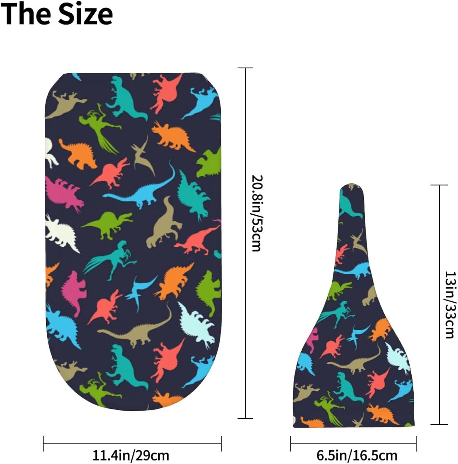 WELBB Dinosaur Swaddle Blanket Beanie Set for Newborns