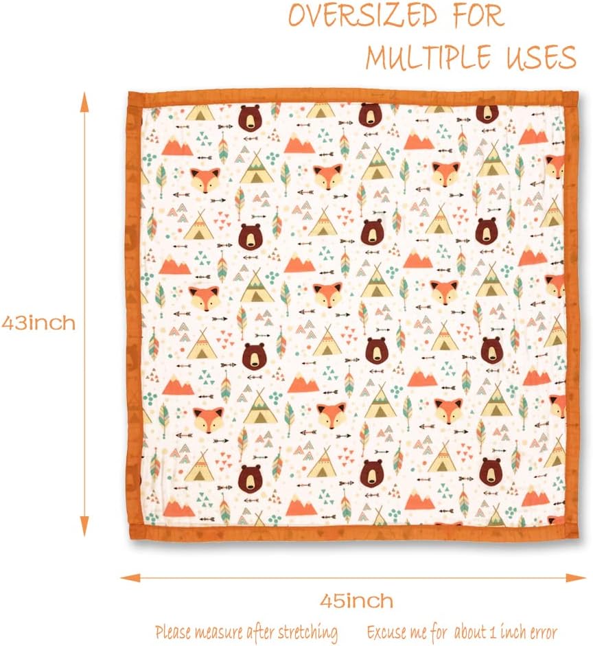 Muslin Swaddle Blanket - Soft Breathable and Versatile