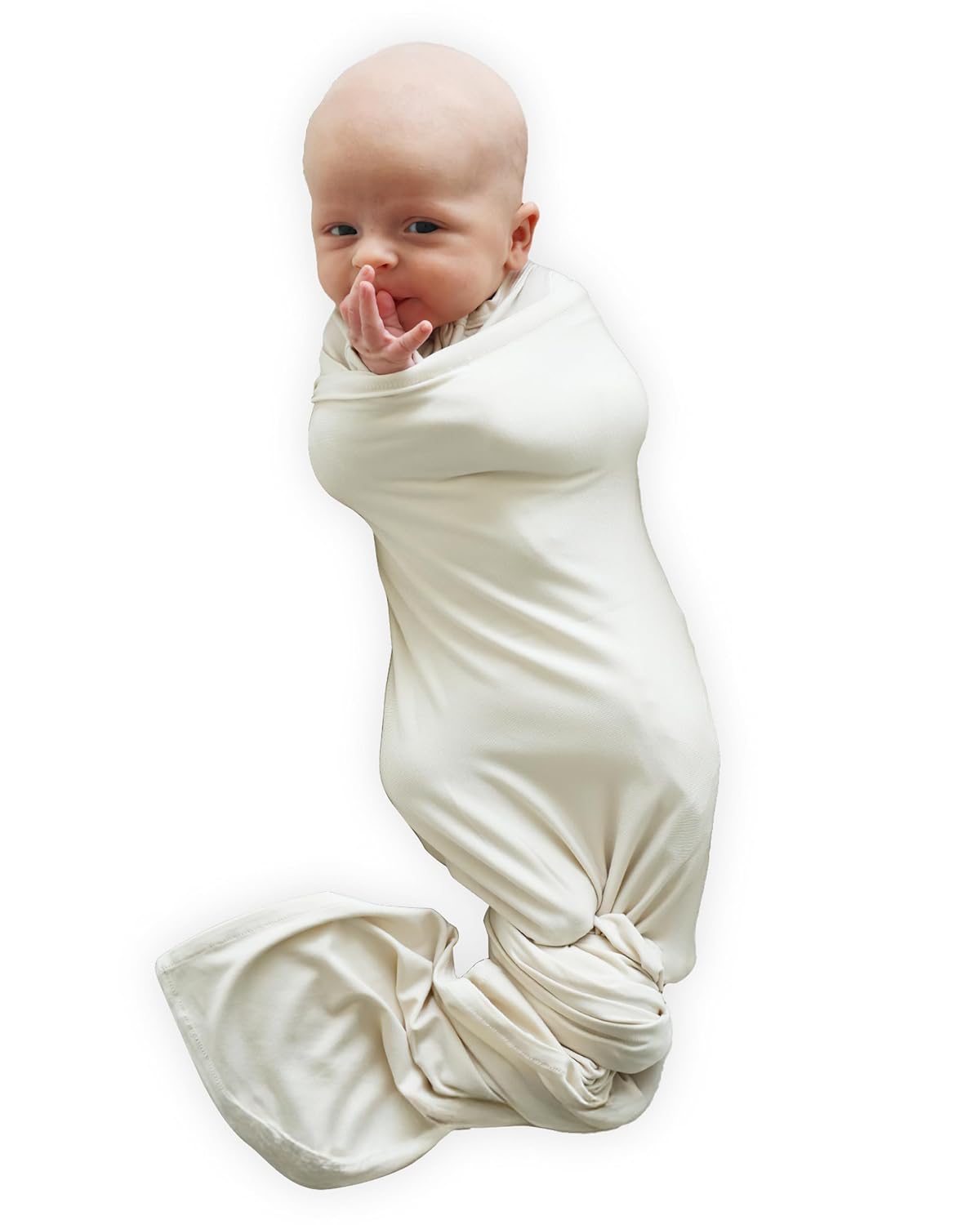 Caden Lane Oat Beige Bamboo Swaddle Blanket
