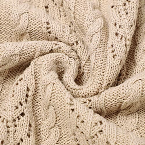 LAWKUL 100 Cotton Neutral Baby Blanket 40x30 Inches