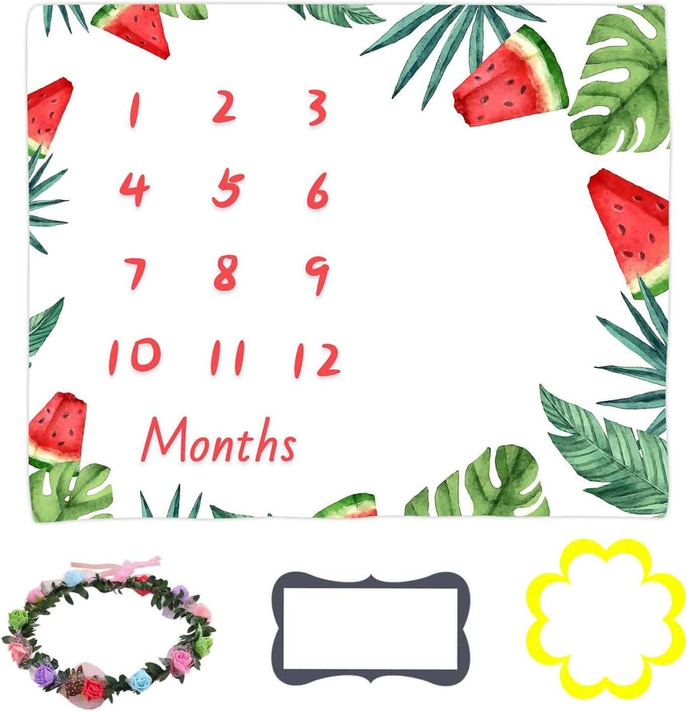 LYLYCTY Baby Milestone Memory Blanket 48x40 Inch
