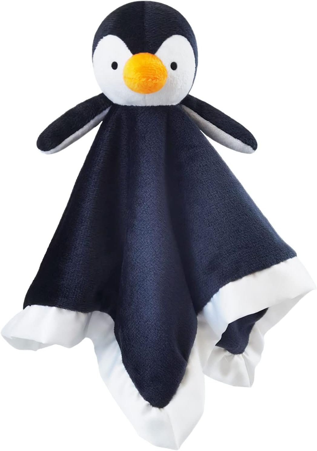 Baby Penguin Security Blanket - 13 Inches Plush Lovey Snuggle Blanket