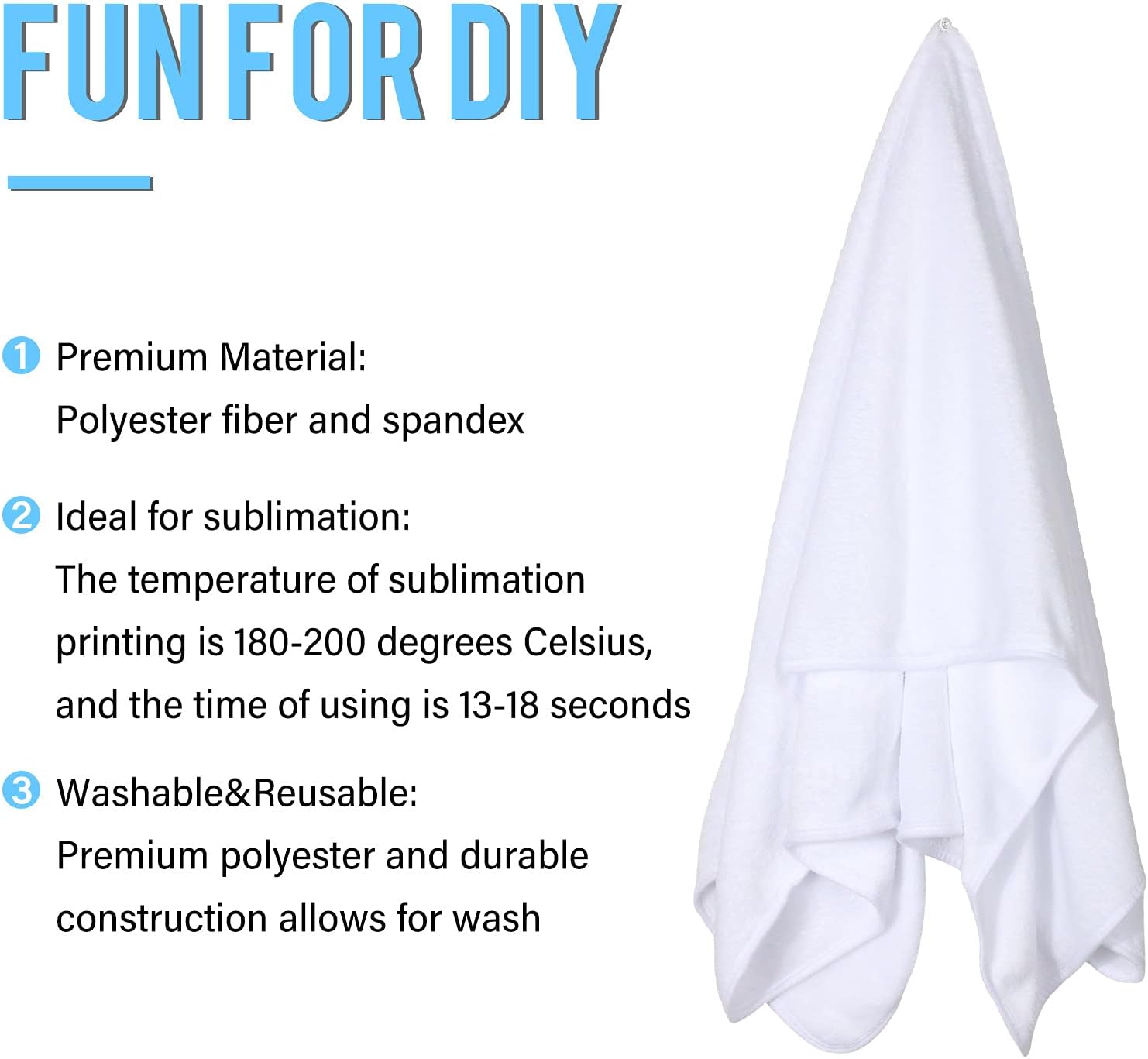 Macarrie 2-Piece Sublimation Blanket - Fuzzy Baby Swaddle Receiving Blanket