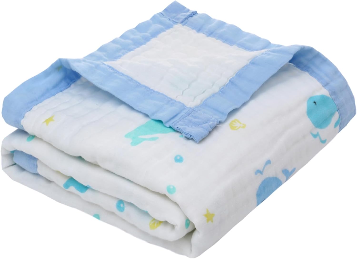 Miracle Baby Muslin Swaddle Blanket 6 Layers 43x43 Super Soft 100 Cotton