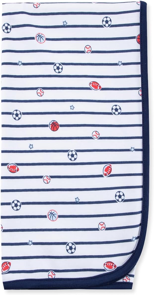 Little Me Baby Swaddling Blanket for Boys 30x27 Inches