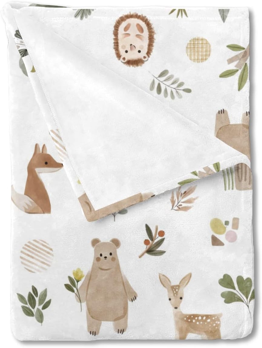 HawSkgFub Flannel Fleece Baby Blanket for All Seasons