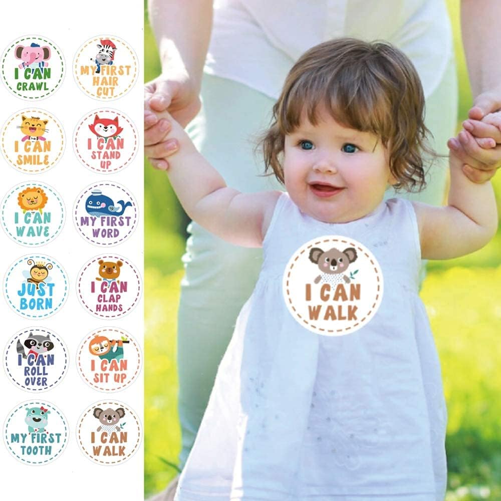 ComboJoy Baby Milestone Blanket with Stickers