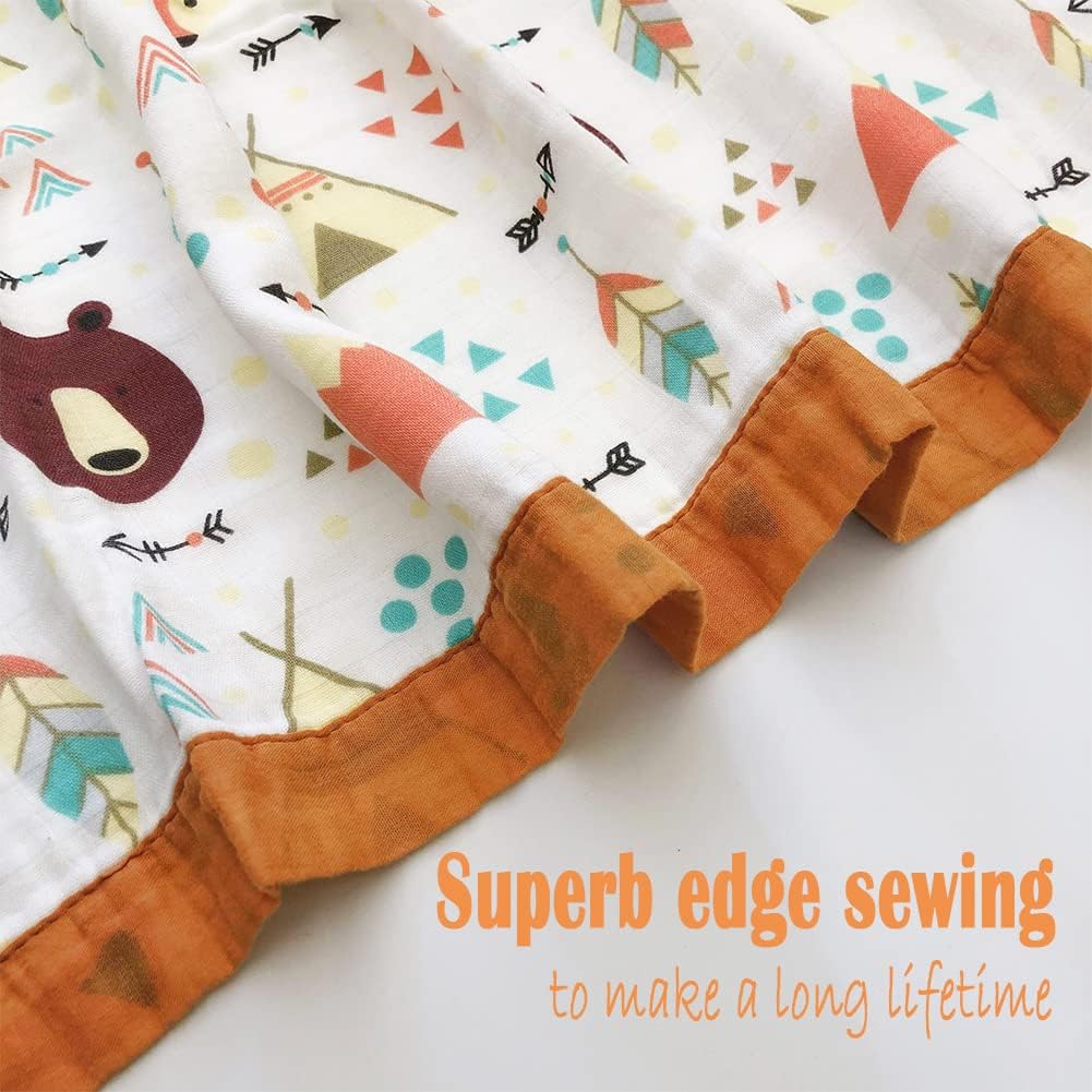 Muslin Swaddle Blanket - Soft Breathable and Versatile