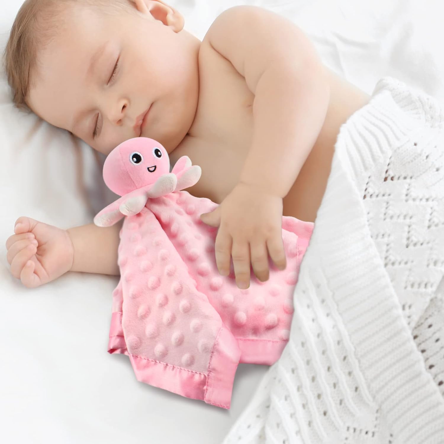 Baby Security Blanket Loveys Octopus Plush Snuggle Toy