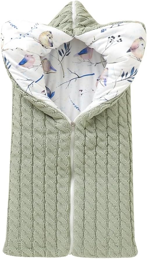 LLmoway Warm Baby Sleeping Bag Winter Swaddle Sleep Sack