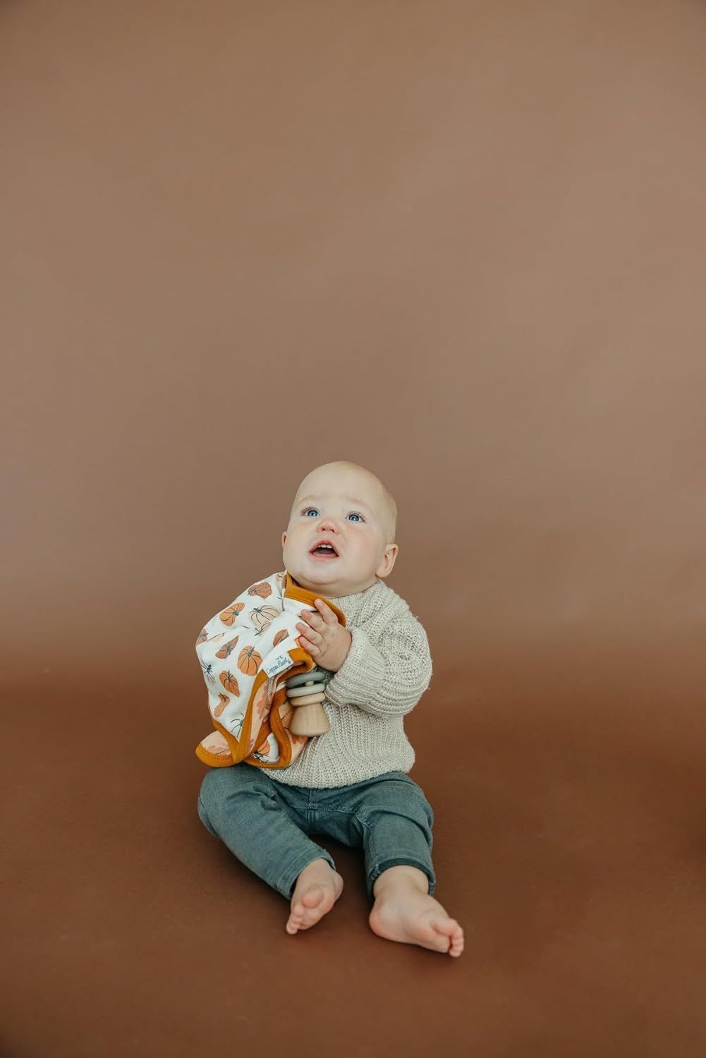 Copper Pearl Baby Security Blanket Set of 2 - Portable Ultra-Soft Loveys