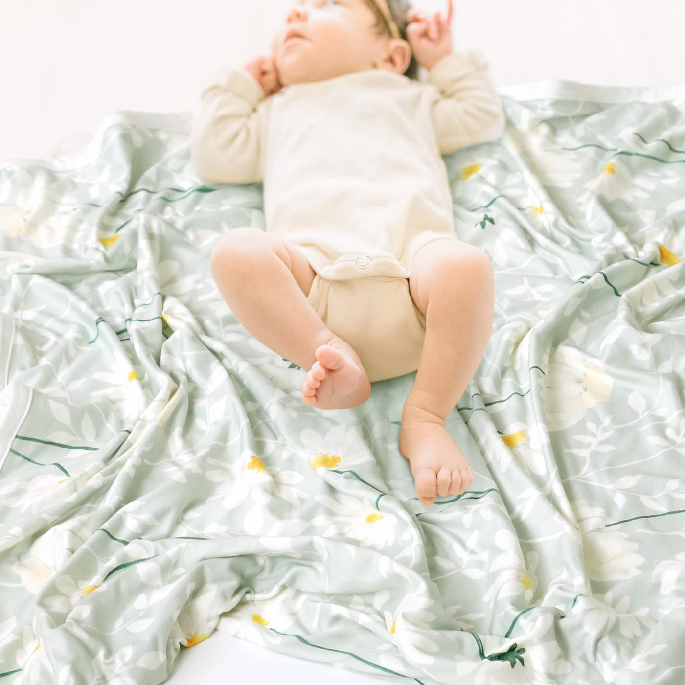 GRSSDER Swaddle Blanket 2 Pack for Baby Girls