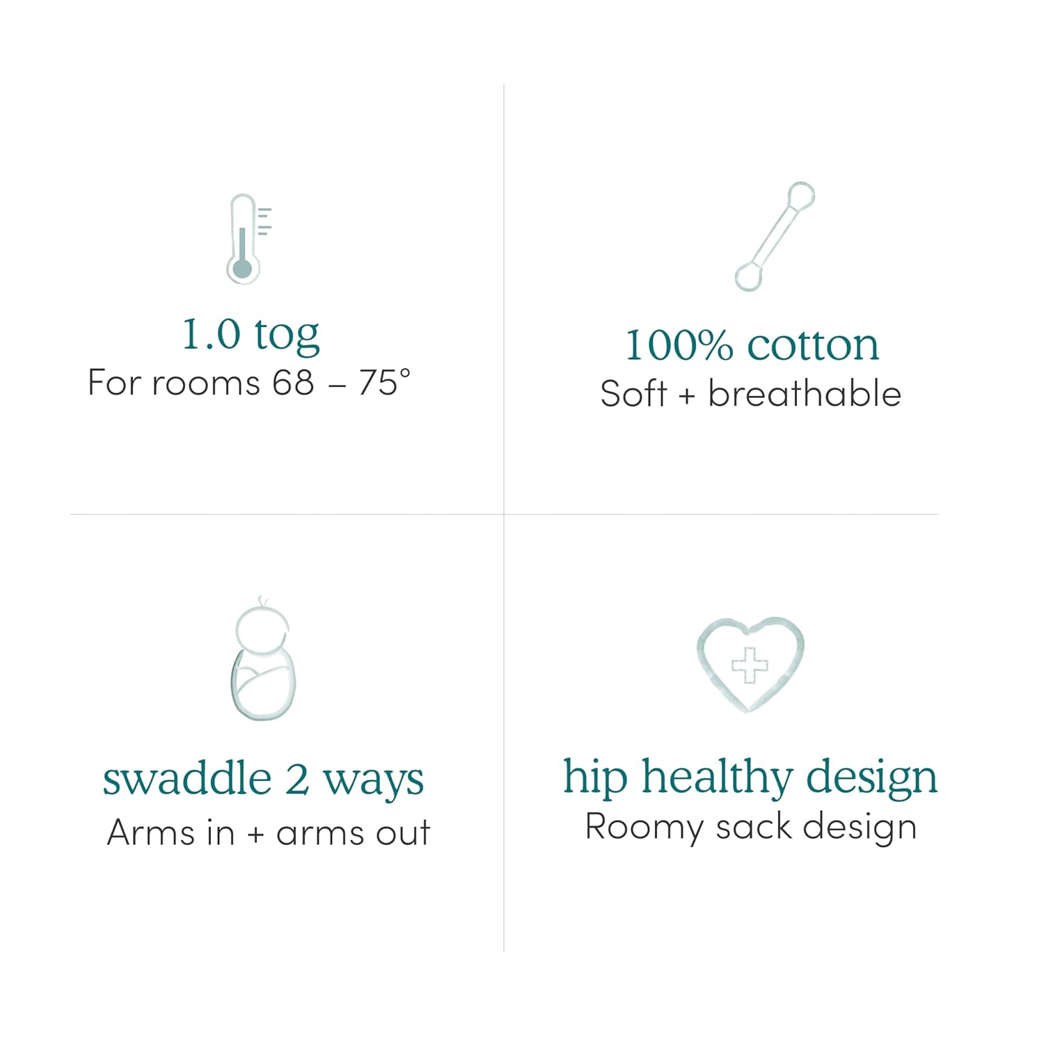 Aden Anais Easy Swaddle Wrap 3 Pack Desert Sun 0-3 Months