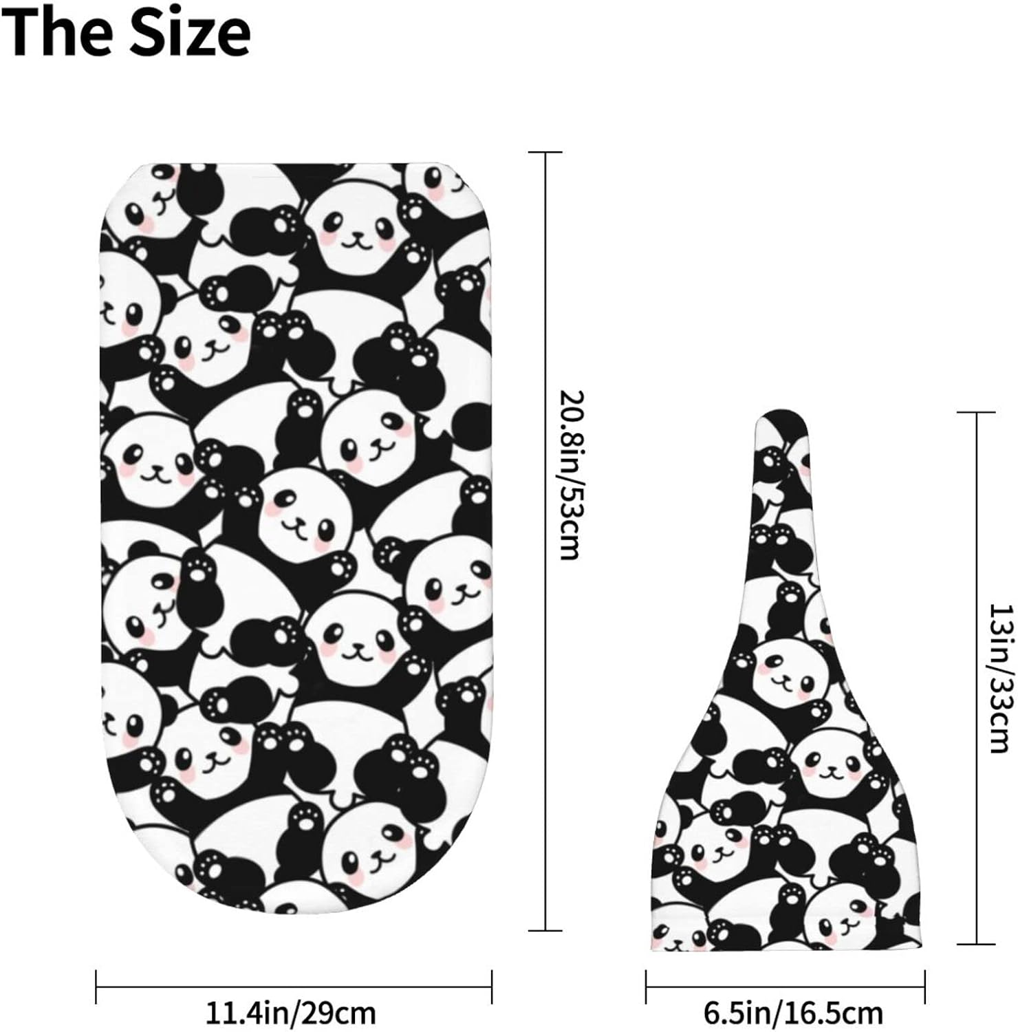 Osvbs Panda Baby Swaddle Blanket Beanie Set