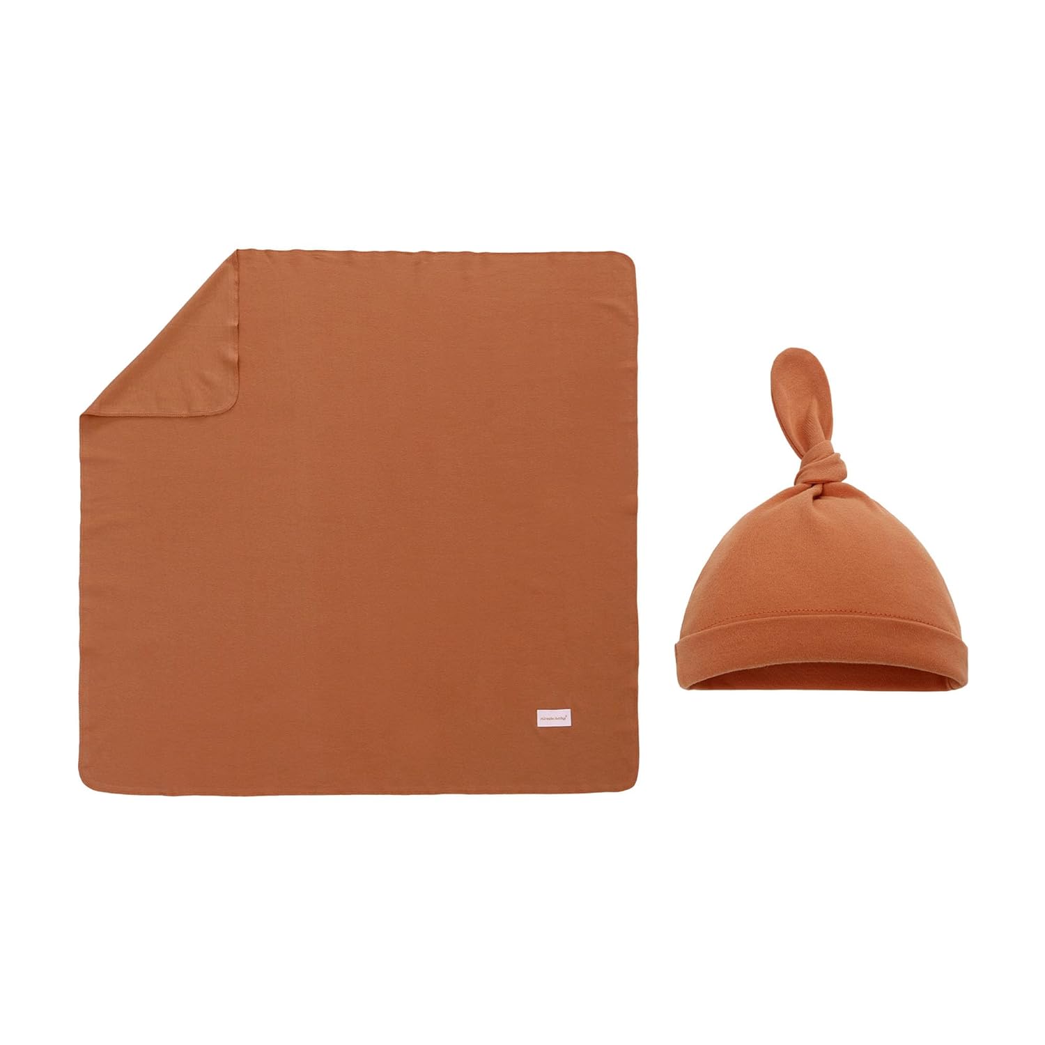 Miracle Baby Swaddle Blanket and Hat Set for Newborns