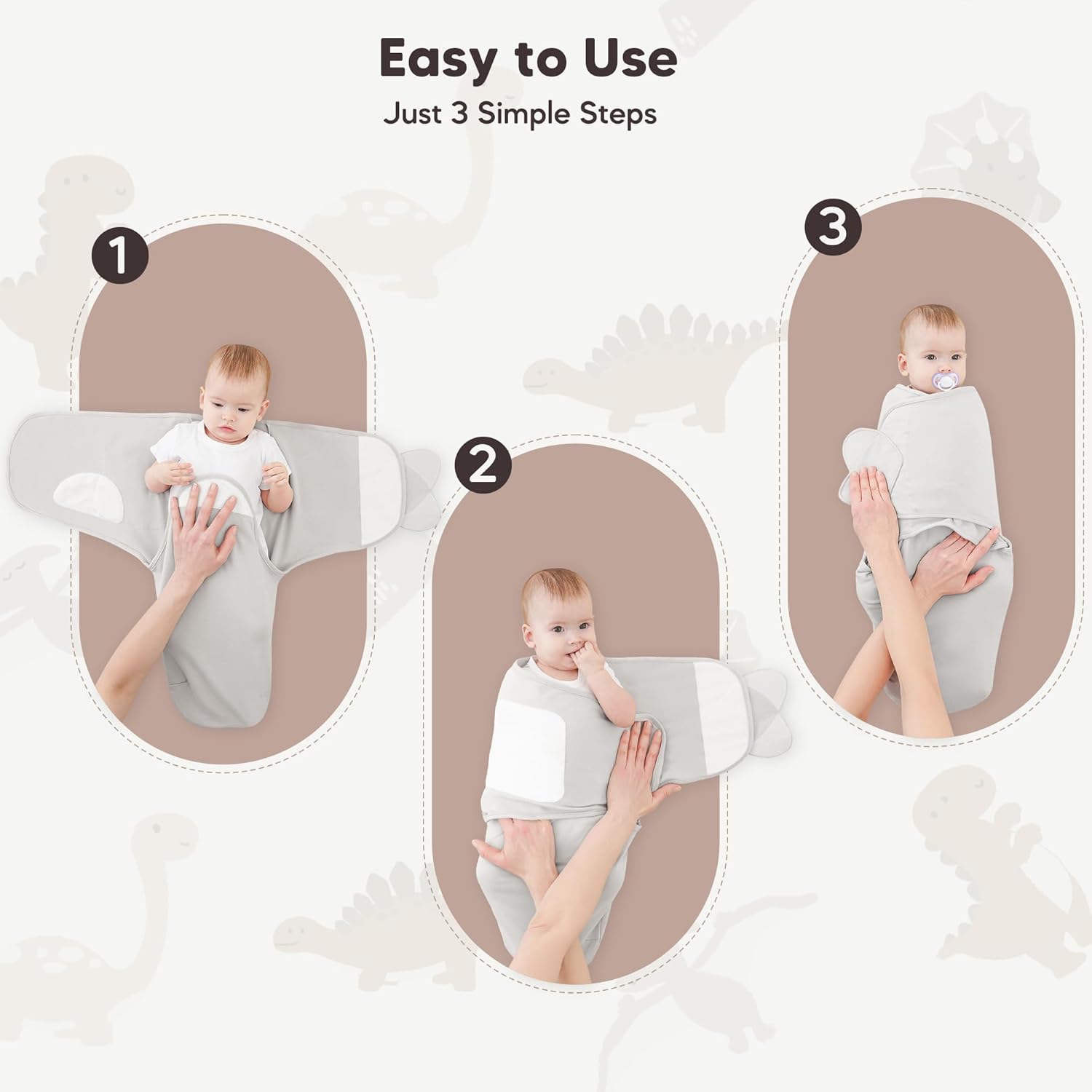 Susurration Swaddles - 3 Pack 100 Cotton Sleep Sacks