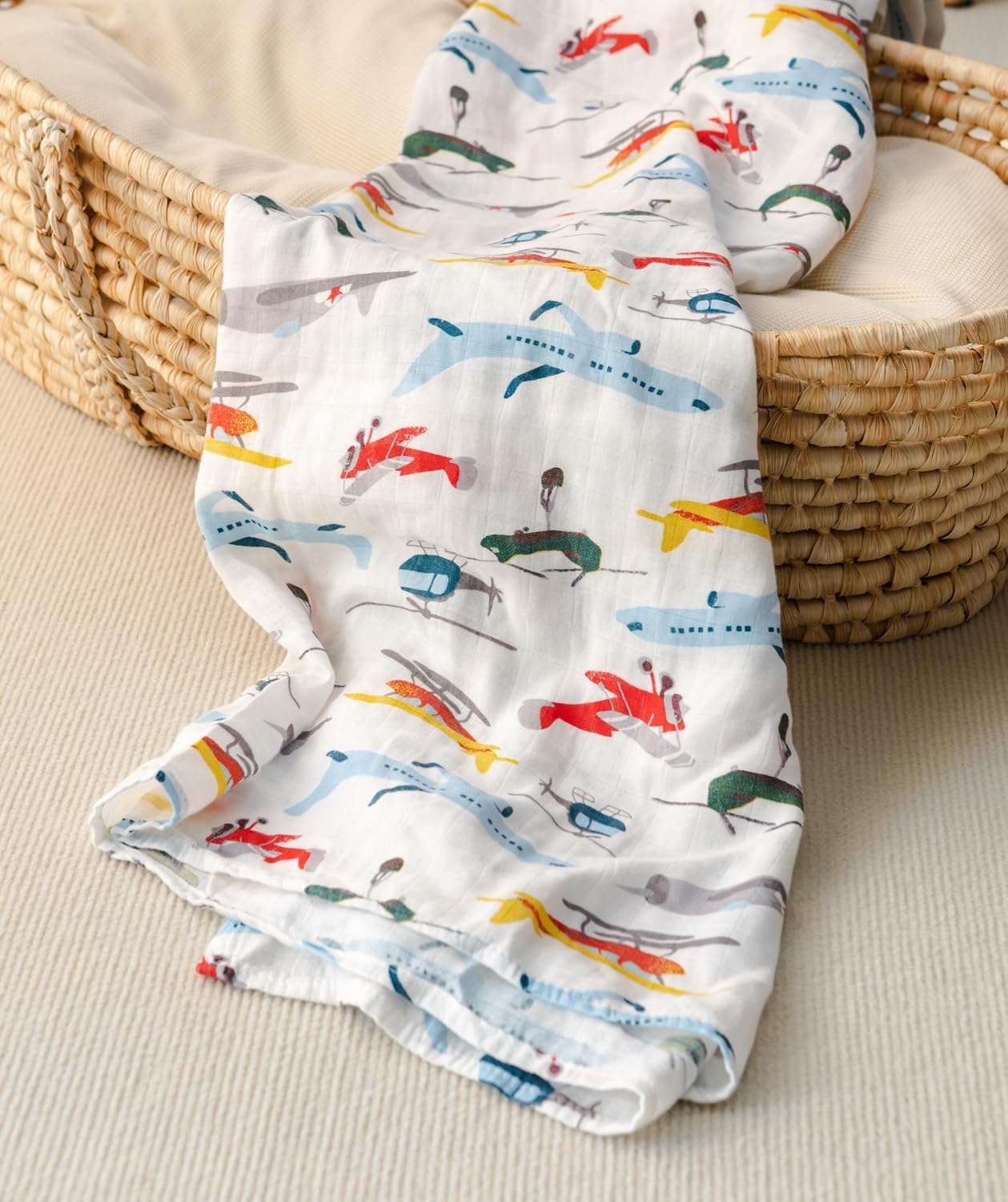 CHUNGEL Essentials Swaddle Blanket 47x47 for Baby Boy