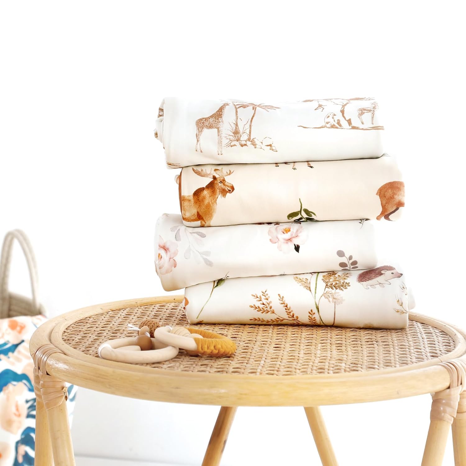 GRSSDER Super Soft Swaddle Blanket for Baby Girls Boys