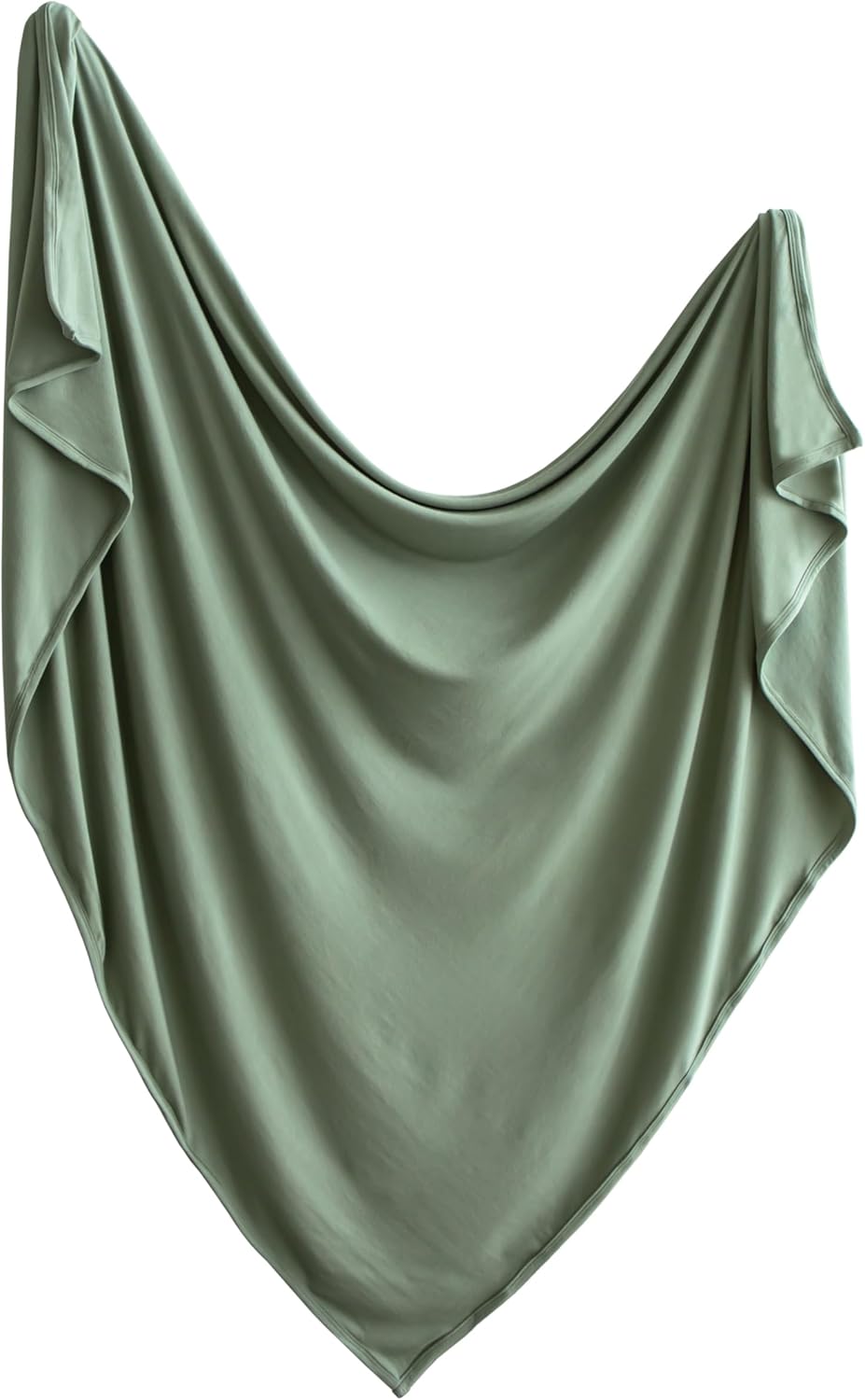 Mushie Stretchy Baby Swaddle Blanket - Dried Thyme