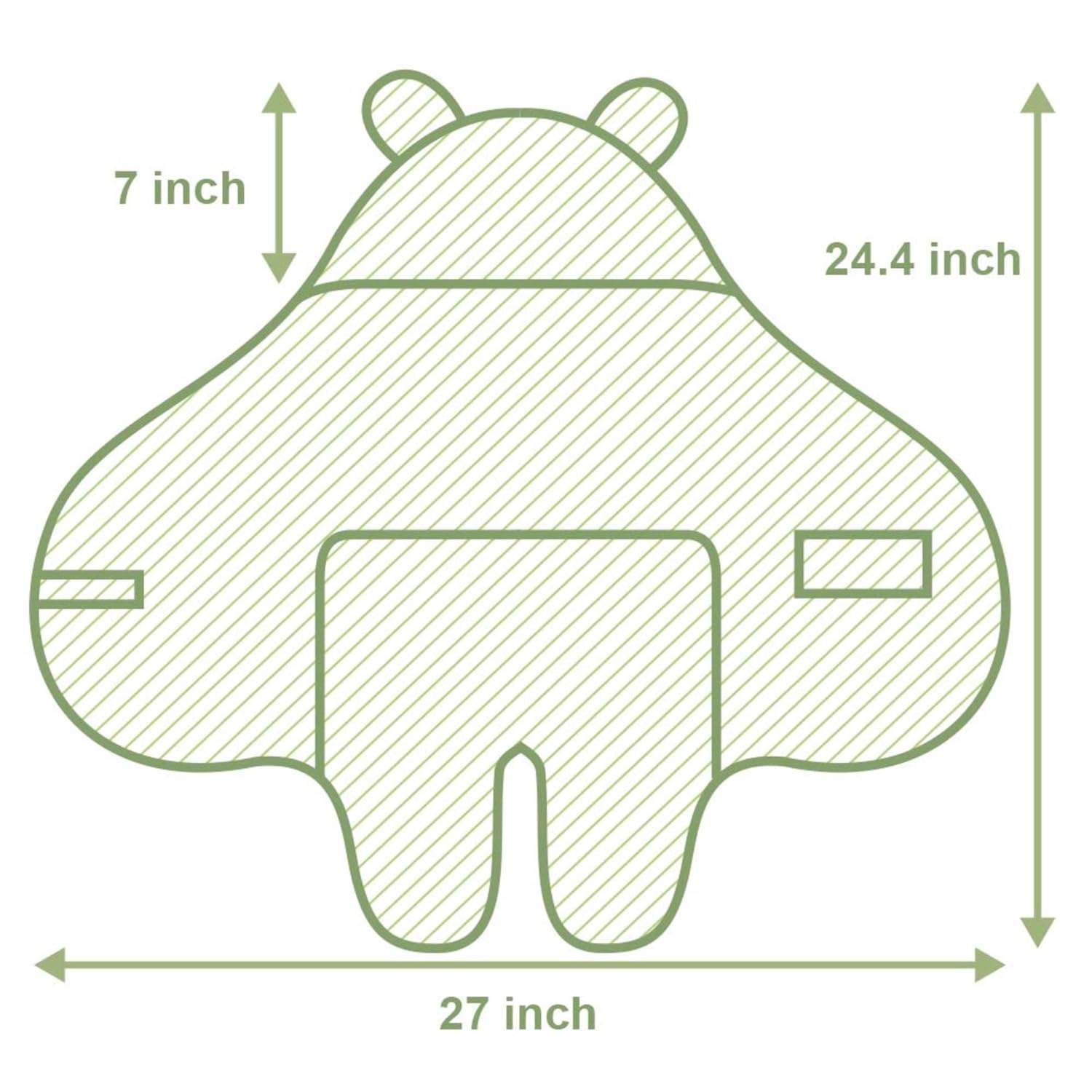 XMWEALTHY Soft Hooded Baby Swaddle Blanket for Newborns