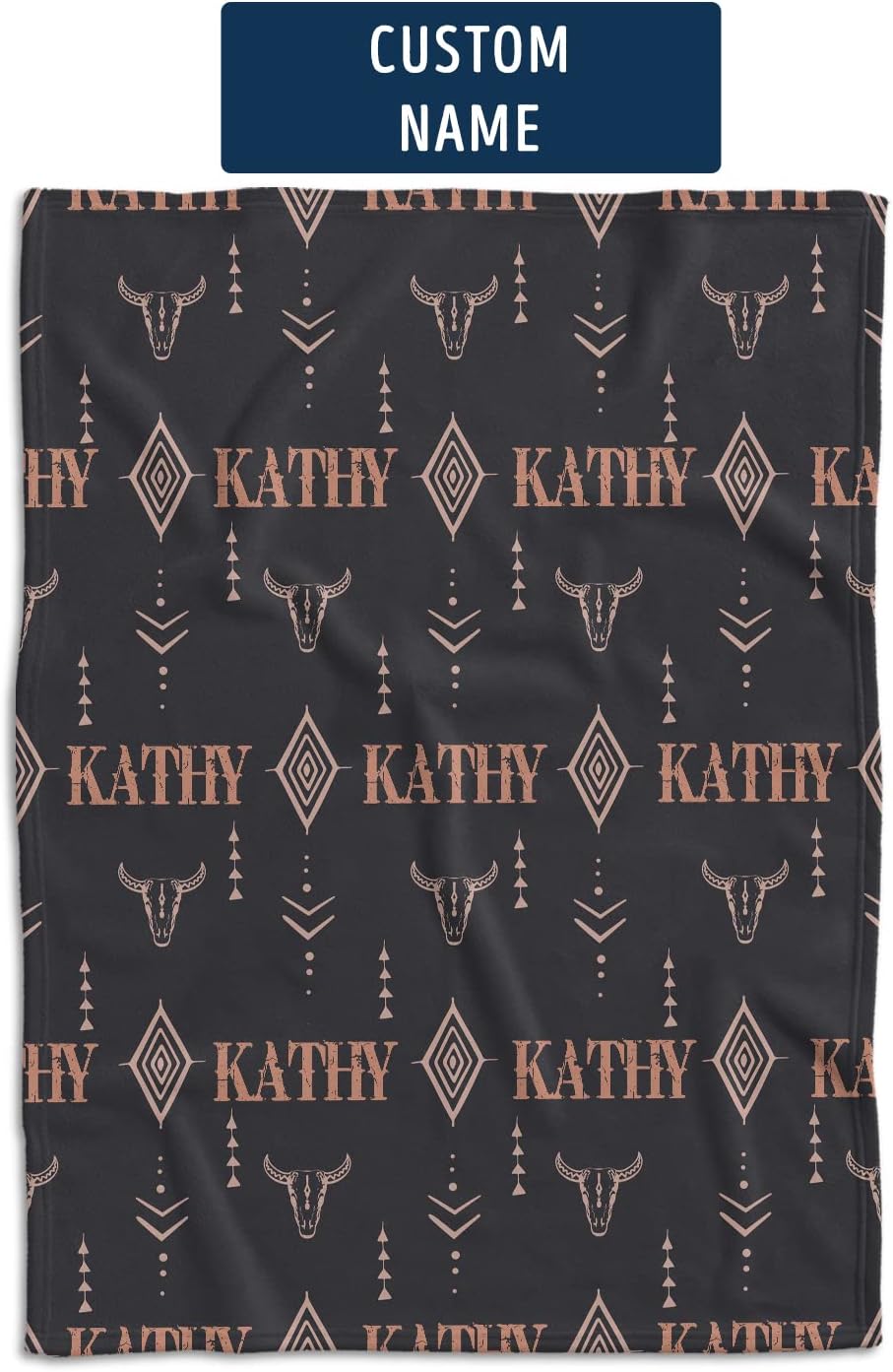 Personalized Cowboy Baby Blanket with Name